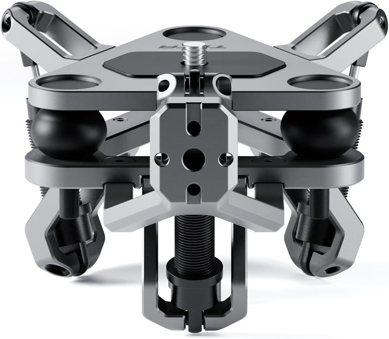 Tilta Shock Absorbing Head for Hydra Alien Mini | Titanium Gray | Compatible with GoPro & Lightweight Action Cameras | Reduces Micro Vibrations | Durable Aluminum & Rubber Construction - Image 2